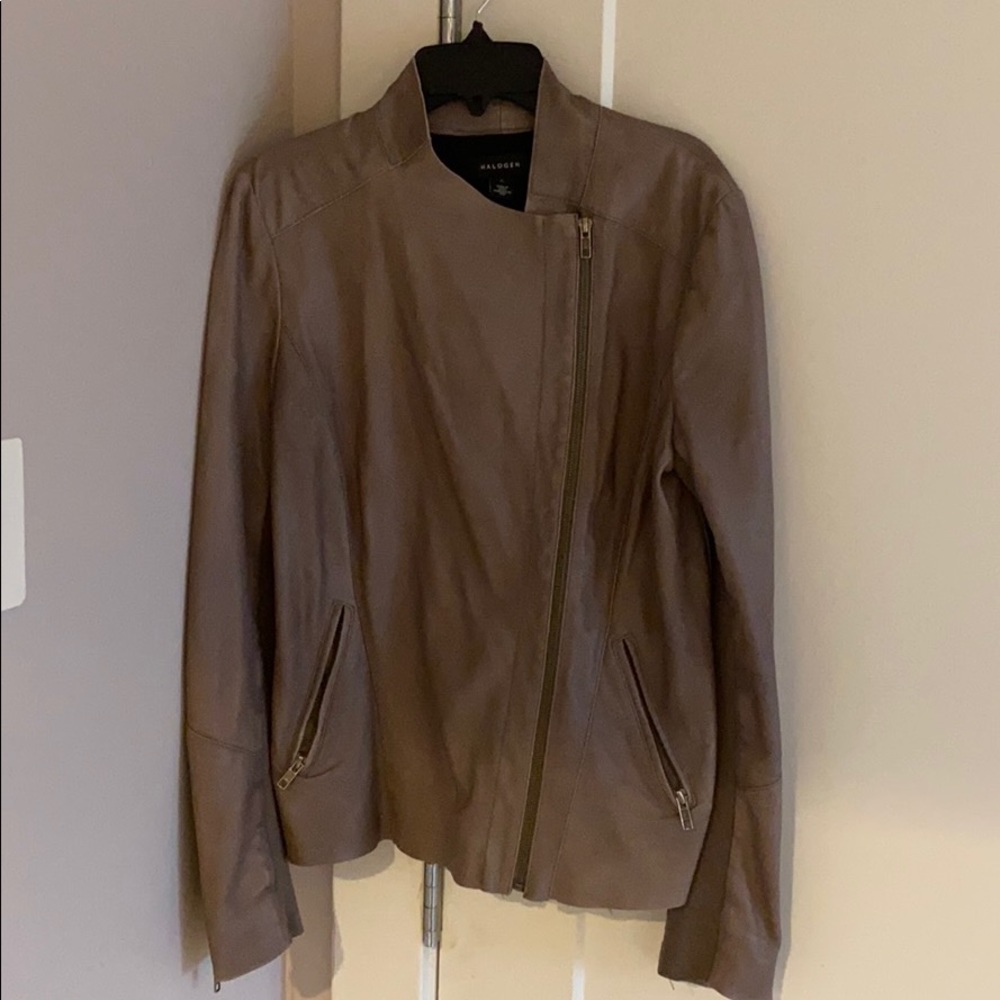 Halogen Leather Jacket - image 3